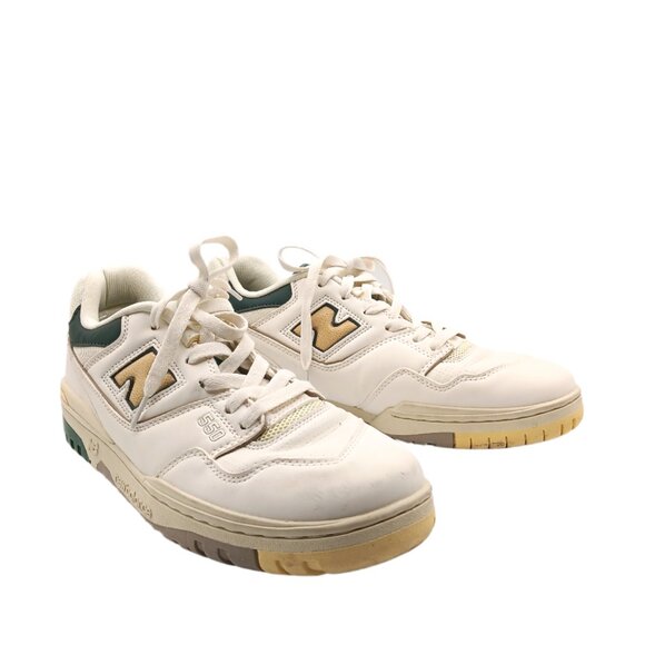 New Balance 550 x Aime Leon Dore Sneakers Mens 11 Ivory Natural Green Low Top - Picture 3 of 5